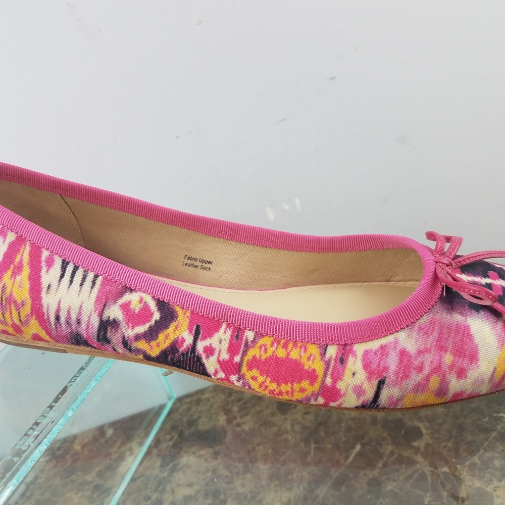 Saks Fifth Avenue Pink Tie Dye Ballet Flats 7.5
